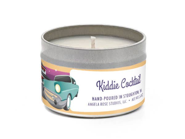 Angela Rose Studios - Wholesale Travel Candles - Kiddie Cocktail Soy Candle, Wisconsin Candle, Supper Club1