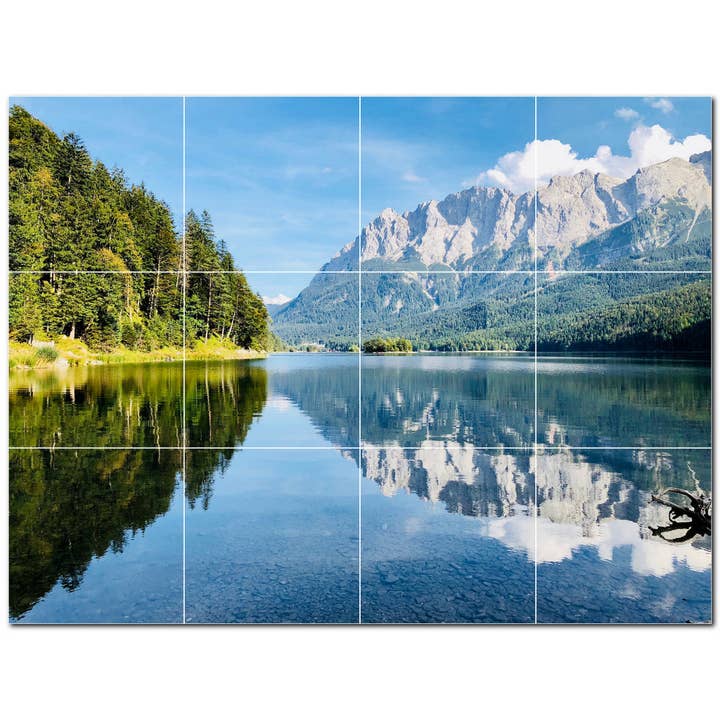 Lake River keramiska plattor väggmålning PT500798 för wholesale av Picture-Tiles.com