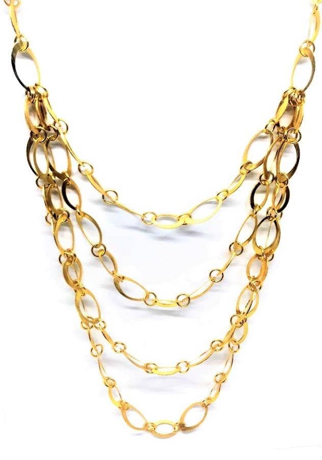 Creative Brazil - Vente Collier maille et chaîne - COLLIER COUVES - 3 MODÈLES0