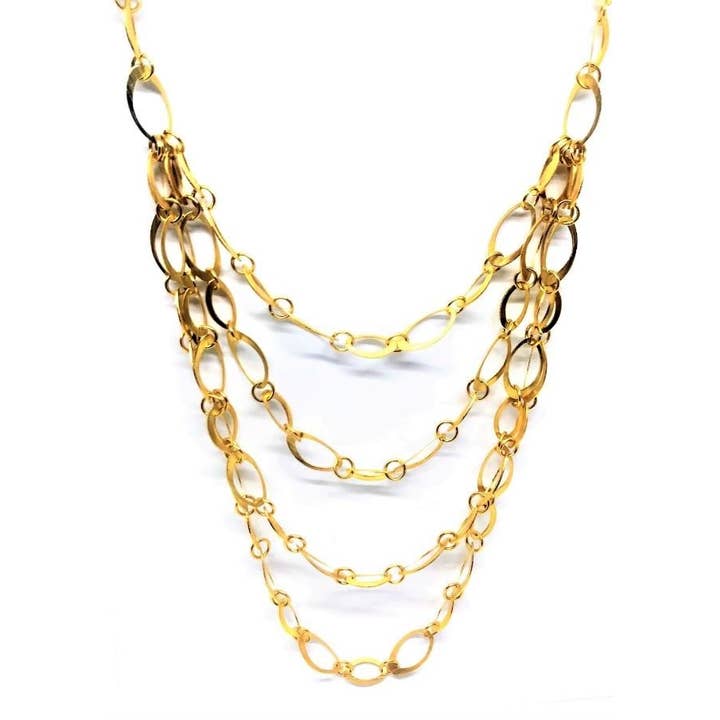 Creative Brazil - Vente Collier maille et chaîne - COLLIER COUVES - 3 MODÈLES