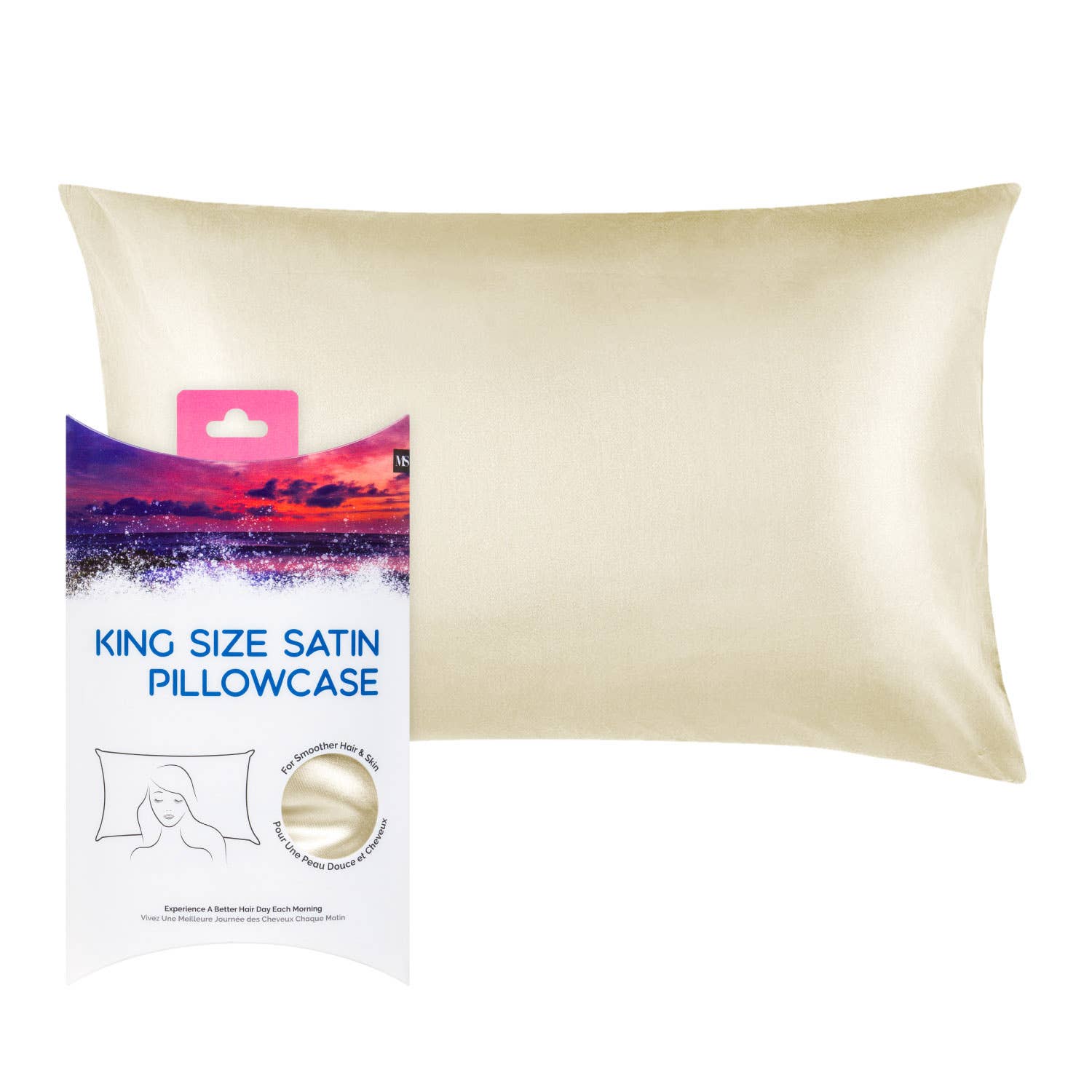Lindo - Wholesale Bedding Pillowcase/Sham - Mercer Studios King Size Satin Pillowcase - 36in X 20in1