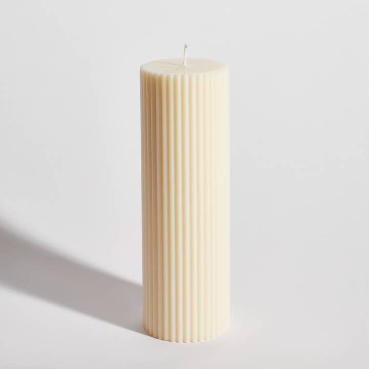 Boujie - Wholesale Pillar candle - Ribbed Pillar Decorative Candle3