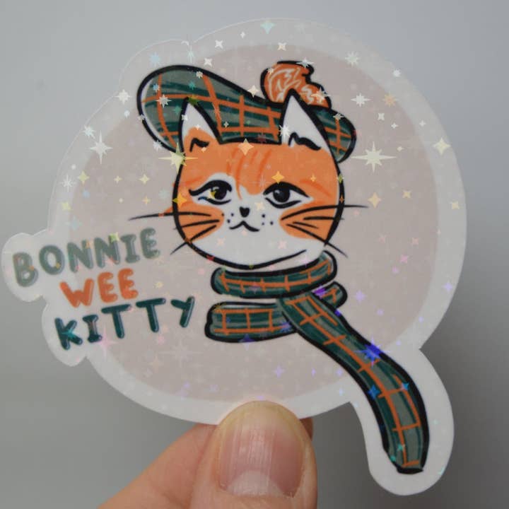Bonnie Kitty Holographic Sticker for wholesale by Maison Phoenix