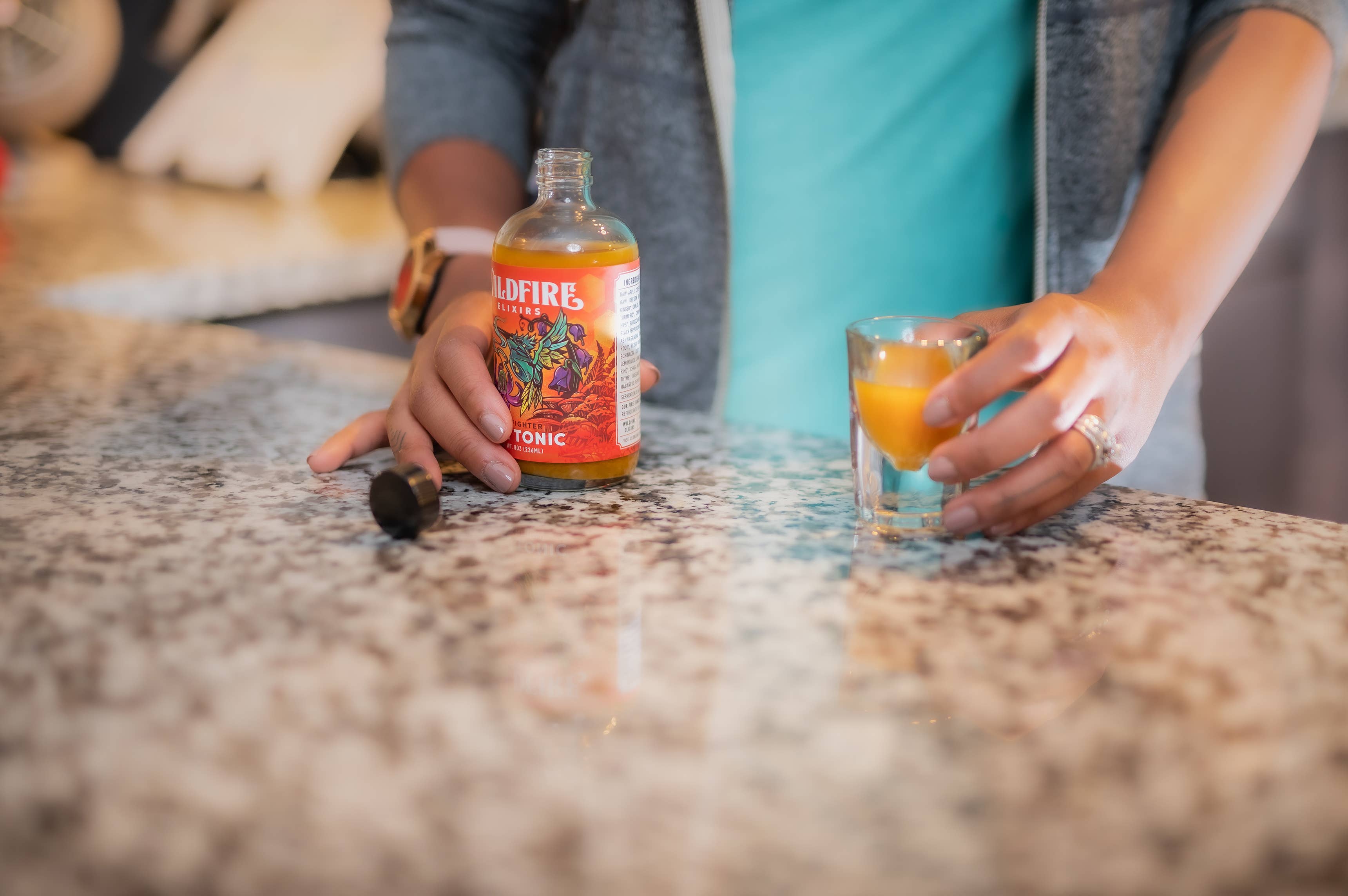 Wildfire Elixirs - Vendita all'ingrosso Sciroppi - Fire Tonic - The Fighter 236 ml1