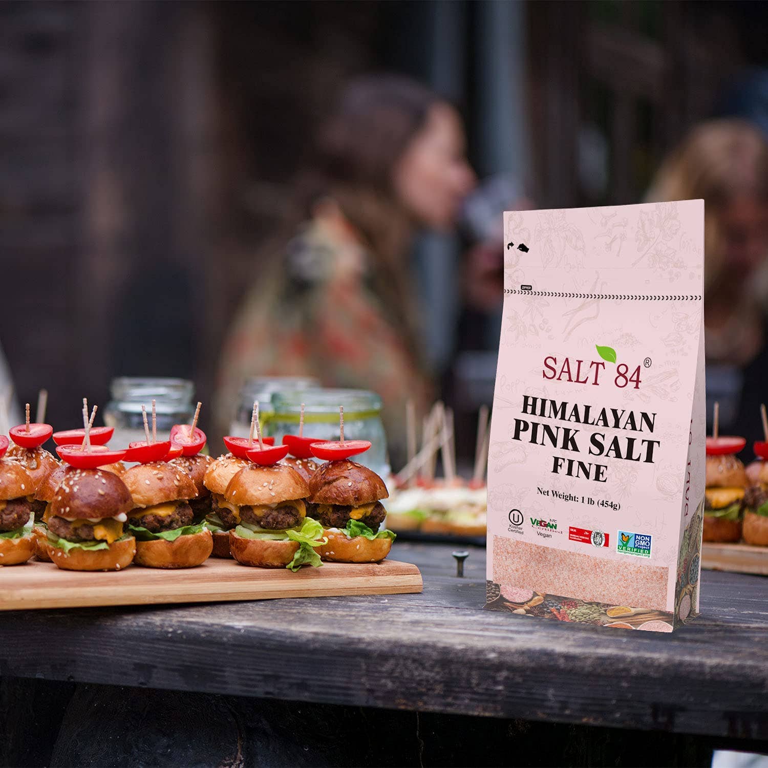 WBM LLC - Vente Sel - Salt 84 sel rose de l'Himalaya à grain fin, sachet refermable de 1 lb2