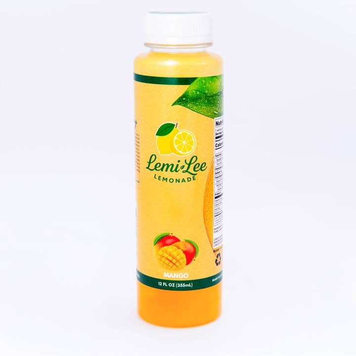 Mango Lemonade 12 Pack Bottles for wholesale by LemiLee Lemonade