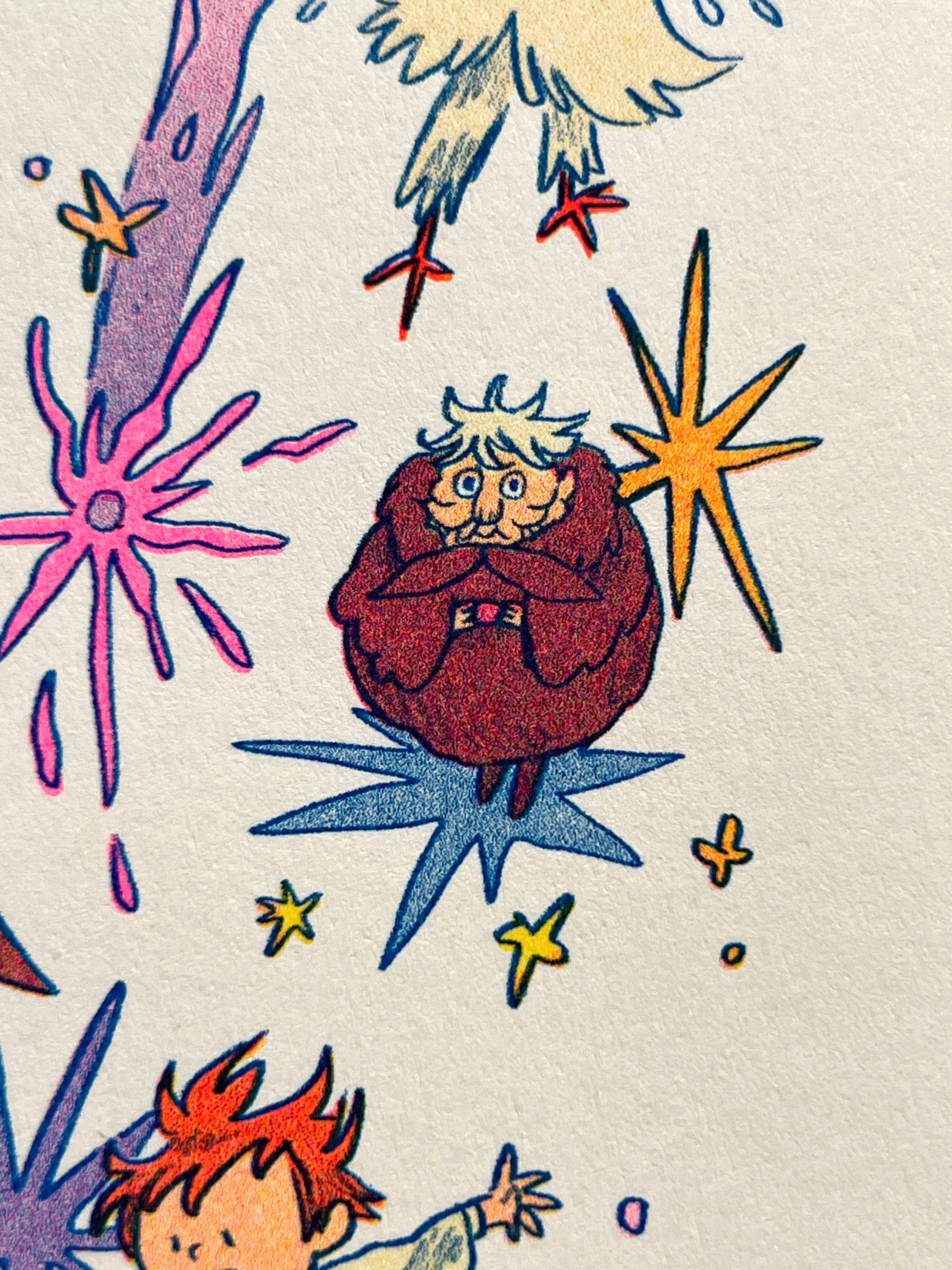 Natalie Andrewson - Wholesale Art Print - Howl's Moving Castle Small Riso Print11