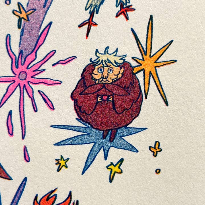 Natalie Andrewson - Wholesale Art Print - Howl's Moving Castle Small Riso Print11