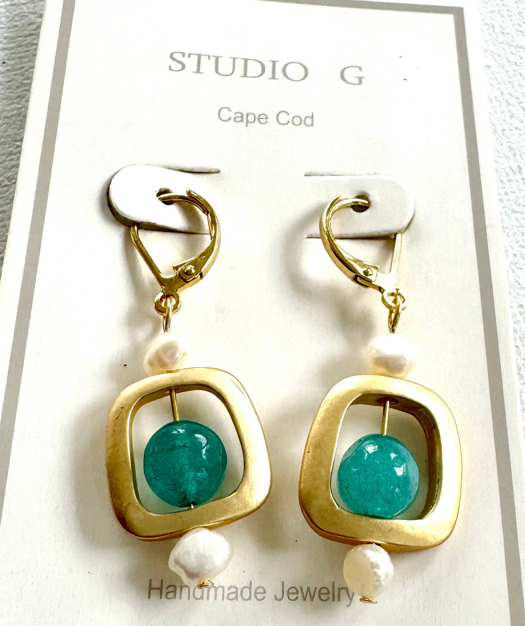 Studio G - Wholesale Dangle Earrings - #57E Brushed Bead Earring10