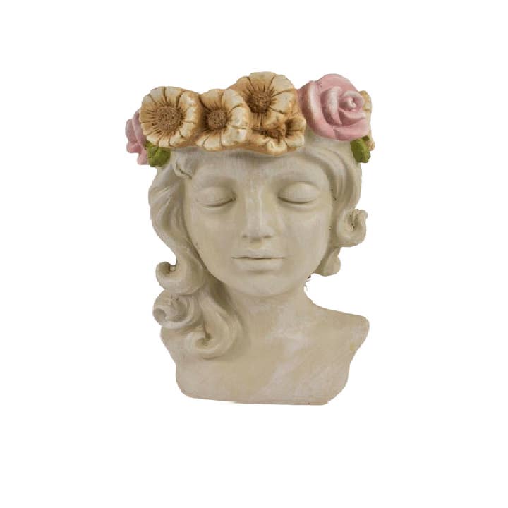 Bloempot Lady flower for wholesale by DRYdecorations