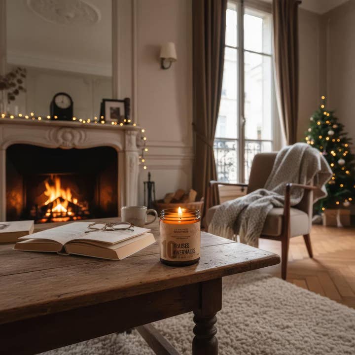 Candela profumata naturale N°10 Braci Invernali 3 formati per la vendita all'ingrosso da parte di LA BOUGIE HERBIVORE