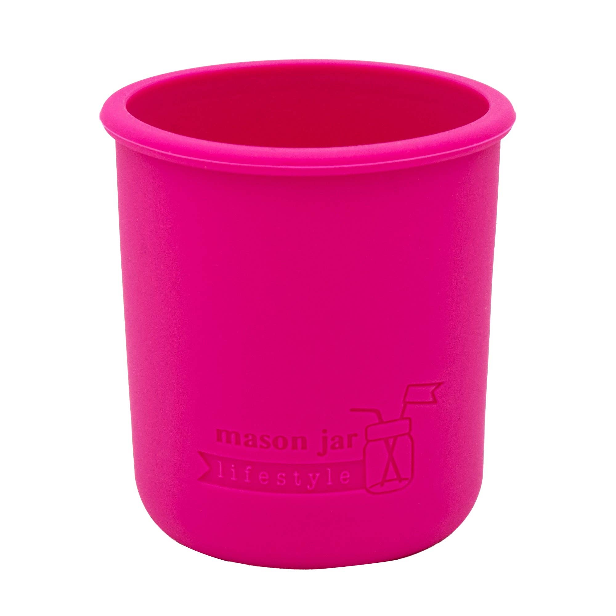 Mason Jar Lifestyle - Vente Housses de boisson - Manchon en silicone pour bocaux Mason d'une demi-pinte à bouche régulière de 8 oz10