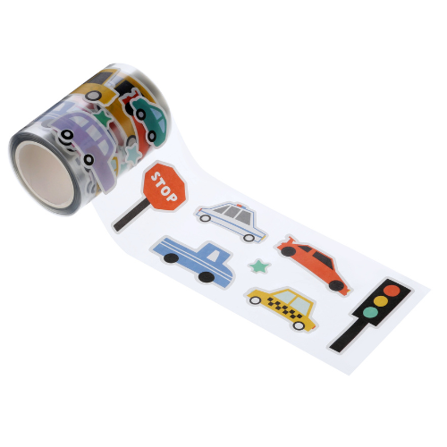 MagicPlaybook – Engroshandel Klistermærke - Børn og baby – Transport Washi-klistermærker - 200+ køretøjer til håndværk og dekoration1