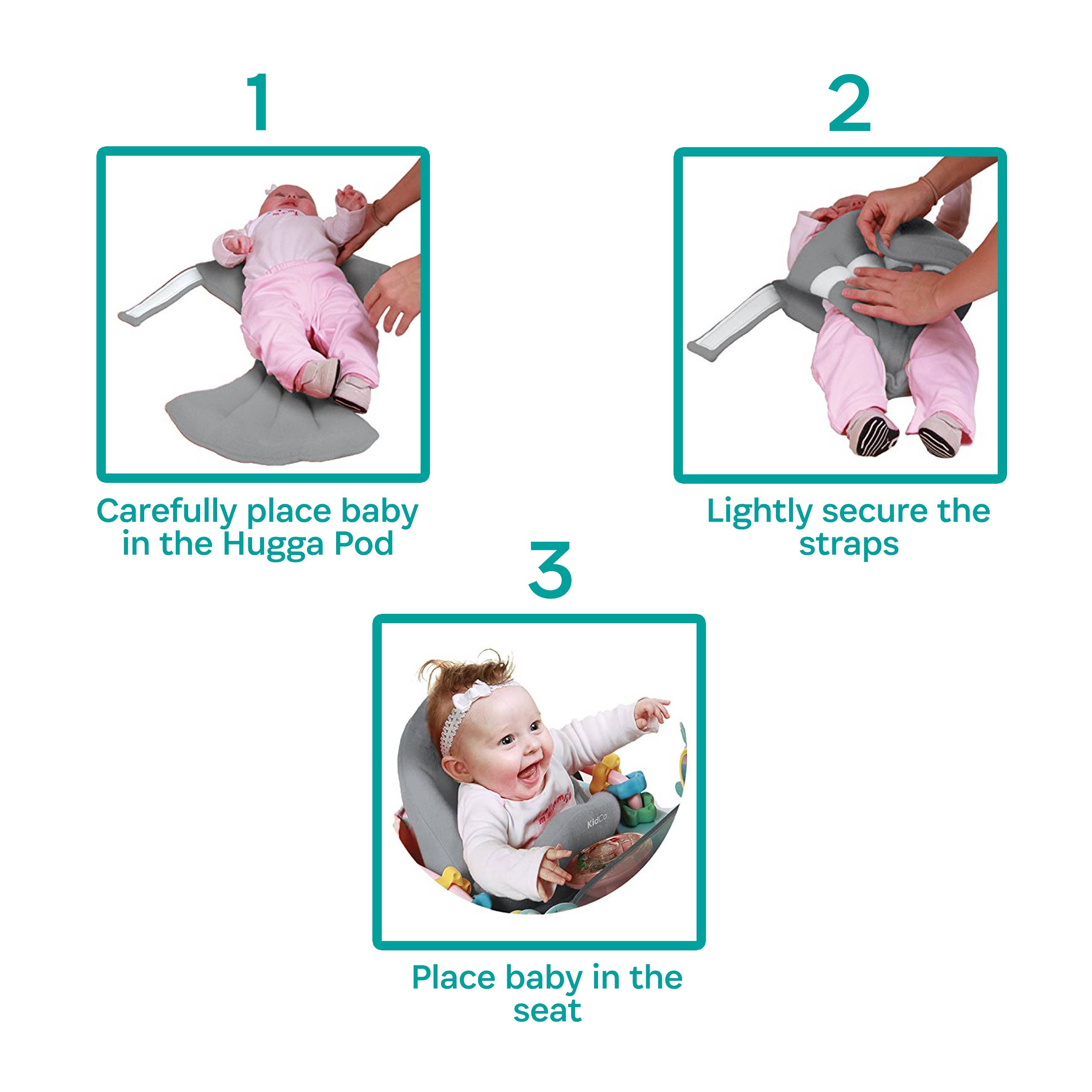 KidCo - Wholesale Lounger - Baby - HuggaPod™ Infant Support4