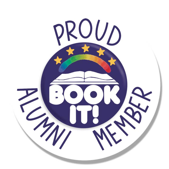 Shemazing Designs - Wholesale Sticker - Book It - Proud Alumni Member | Waterproof, Vinyl Sticker