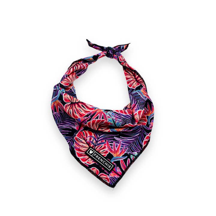 Frenchie Cooling Bandana - Tropical Palms for wholesale by Frenchie