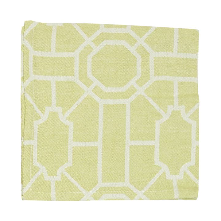 SALE Trellis Peridot Napkin Set 6 for wholesale by C&F Home