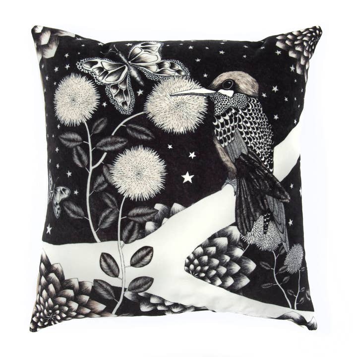 Funda de cojín 20x20” (48x48 cm) Colibrí para venta al por mayor de Nadja Wedin design