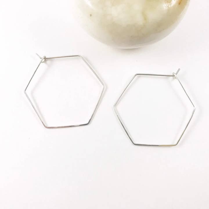 Medium Hoops - 14k gold fill, rose gold or silver (Copy) for wholesale by Totinette bijoux
