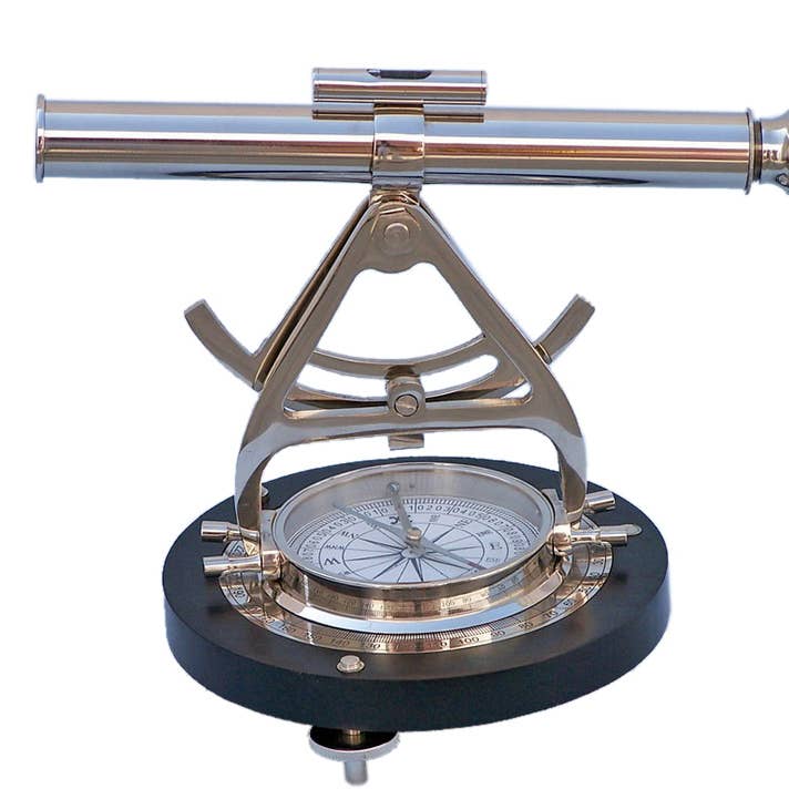 Chrome Alidade Compass 14" for wholesale by Hampton Nautical