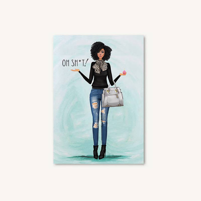 Beyoutifully Brown® - Venta al por mayor Tarjetas de cumpleaños - Tarjeta de felicitación de cumpleaños Oh Lated1