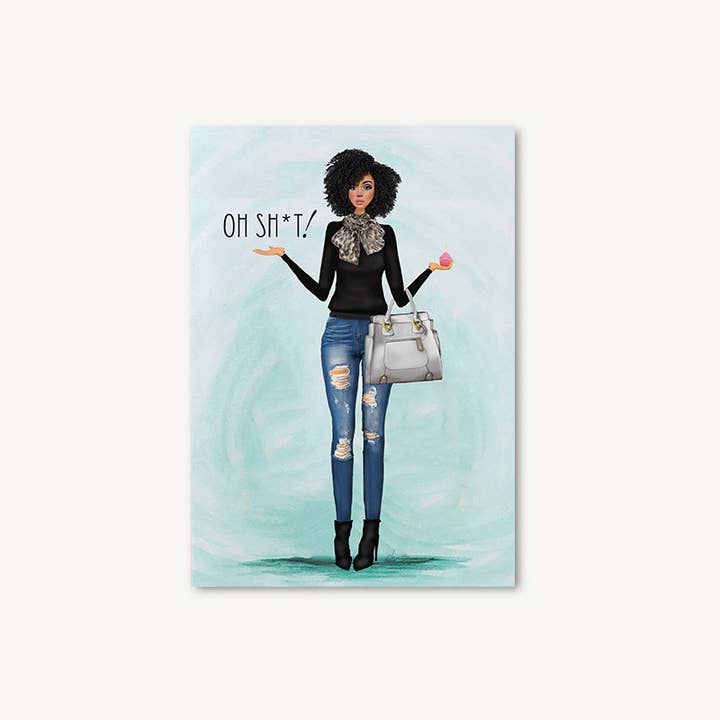 Beyoutifully Brown® - Venta al por mayor Tarjetas de cumpleaños - Tarjeta de felicitación de cumpleaños Oh Lated1