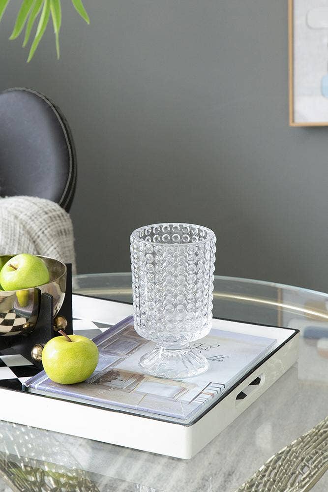 A&B Home Group Inc. - Vendita all'ingrosso Vasi - Vaso in vetro Diamond Radiance D4x7,5"