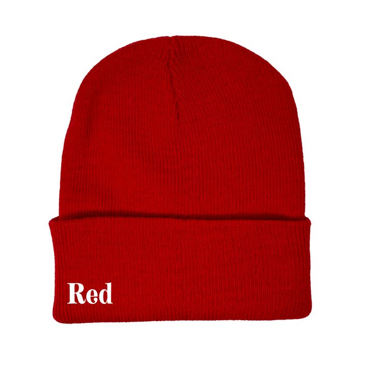 Rainbow Unicorn Birthday Surprise - Wholesale Beanie - Unisex - Unisex Rib Knit Margaret Beanie Fold Over Cuff Hat13