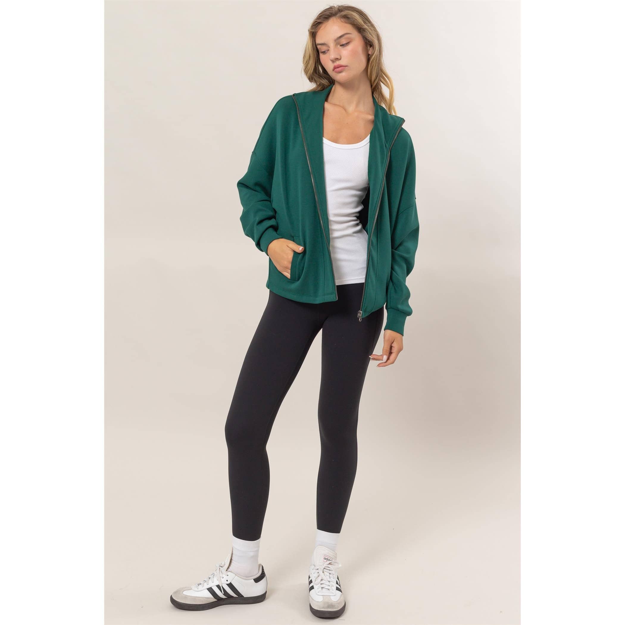 Double Zero - Wholesale Jacket - Women's - High Neck Zip-Up Jacket8