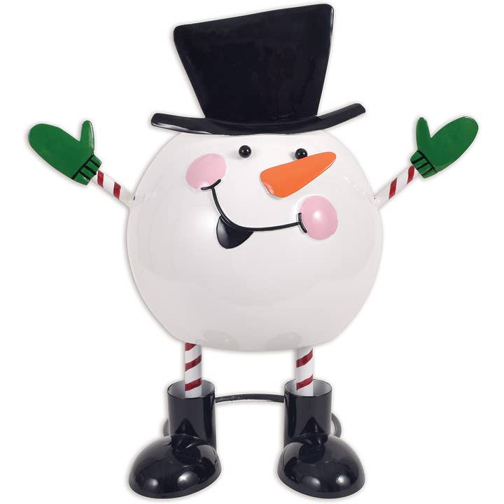 Souppy, der Schneemann-Tischtisch für den Großhandel von Sunset Vista Designs