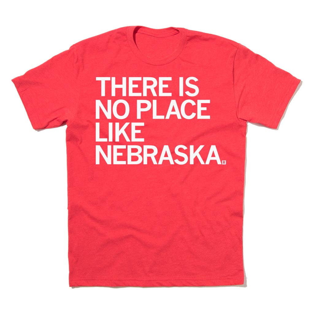 RAYGUN - Wholesale Screen Printed T-Shirt - Unisex - No Place Like Nebraska Shirt1