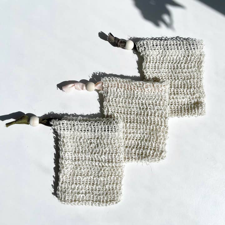 Natural Soap Saver Bag for wholesale by fineaubasics®