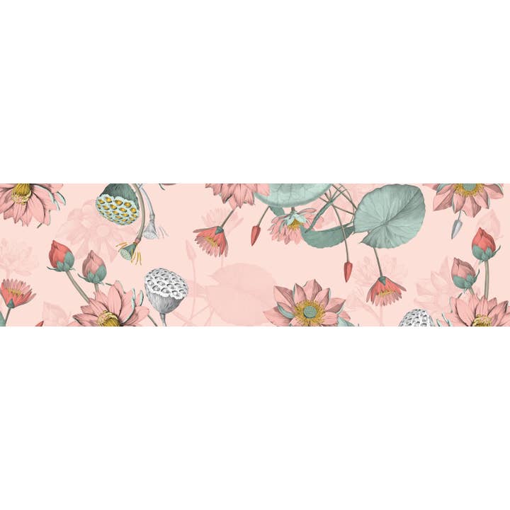 Bordo autoadesivo « ninfee » albicocca per la vendita all'ingrosso da parte di anna wand
