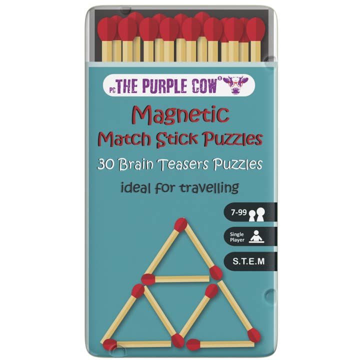 Travel Game - Match Stick Puzzles for wholesale by The Purple Cow America Inc.