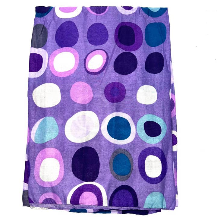 LINETA – wholesale Scarf – Women's – HH-213 Scarf with round pattern print13
