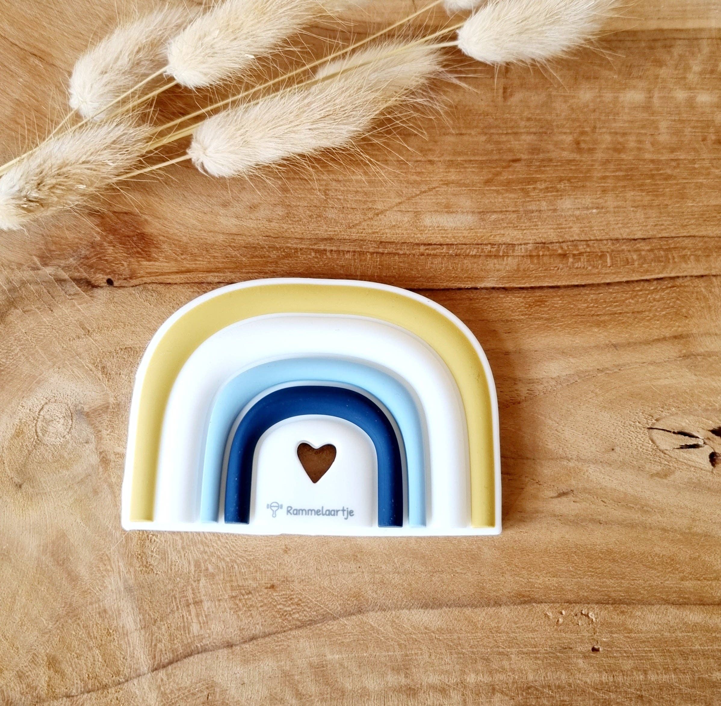 Rammelaartje - Wholesale Teether (Not Clip-On) - Baby - Rainbow Silicone Teether - Multicolour3