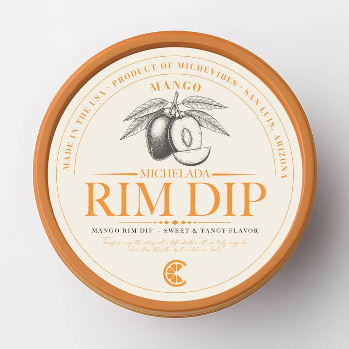 MicheVibes Rim Dip – Mango (8oz) for wholesale by Michevibes L.C