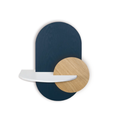 Woodendot – Engroshandel Soveværelsesmøbel – ALBA L - Ovalt Sengebord med skjult opbevaring5