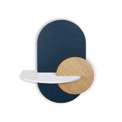 Woodendot – Engroshandel Soveværelsesmøbel – ALBA L - Ovalt Sengebord med skjult opbevaring5