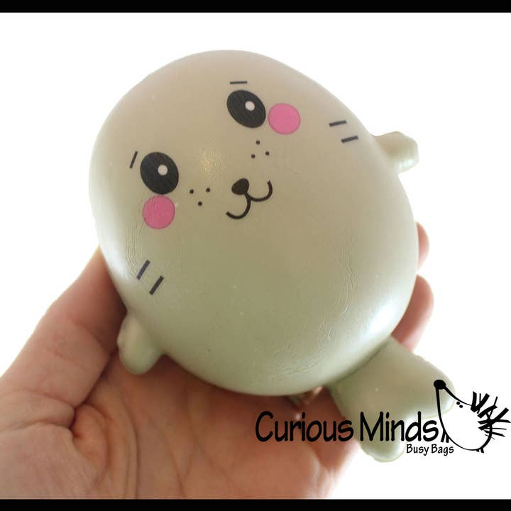 Curious Minds Toys - Wholesale Knijpbal - Kinderen en baby - 1 Schattige squishy speeltjes van Chunky Animals Slow Rise - Memory14