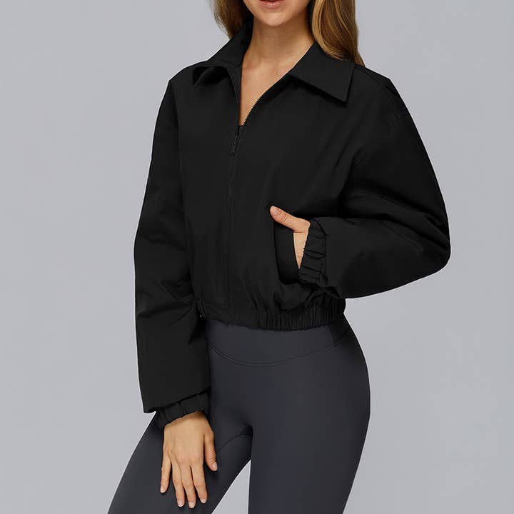 WONDERXFANS - Wholesale Athletic Jacket - Women's - FULL ZIPPER AND LONG SLEEVE OUTDOOR JACKET3