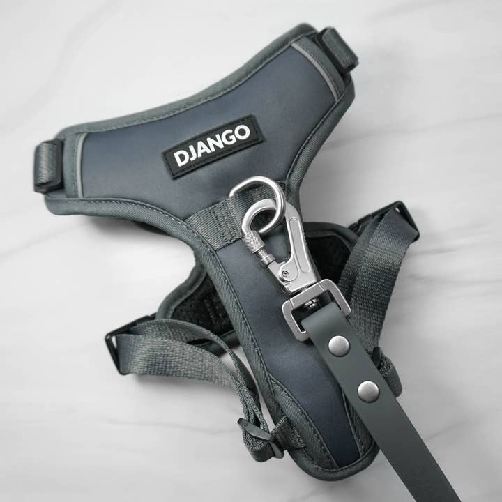 DJANGO - Wholesale Pet Harness - Dog - Tahoe No Pull Dog Harness - Poppy Seed Gray7