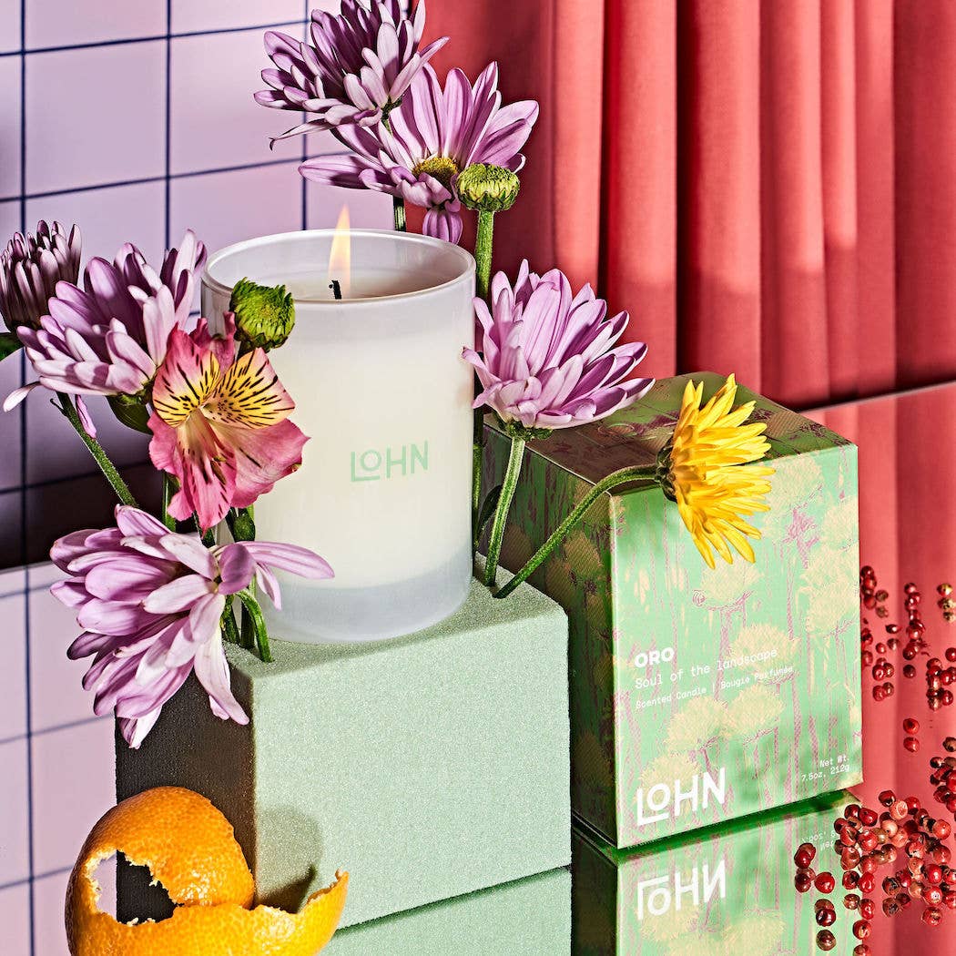 LOHN (No duties | Ships from CAN/USA) - Wholesale Jar/Filled Candle - LOHN Candle - ORO Jasmine & Pink Pepper3