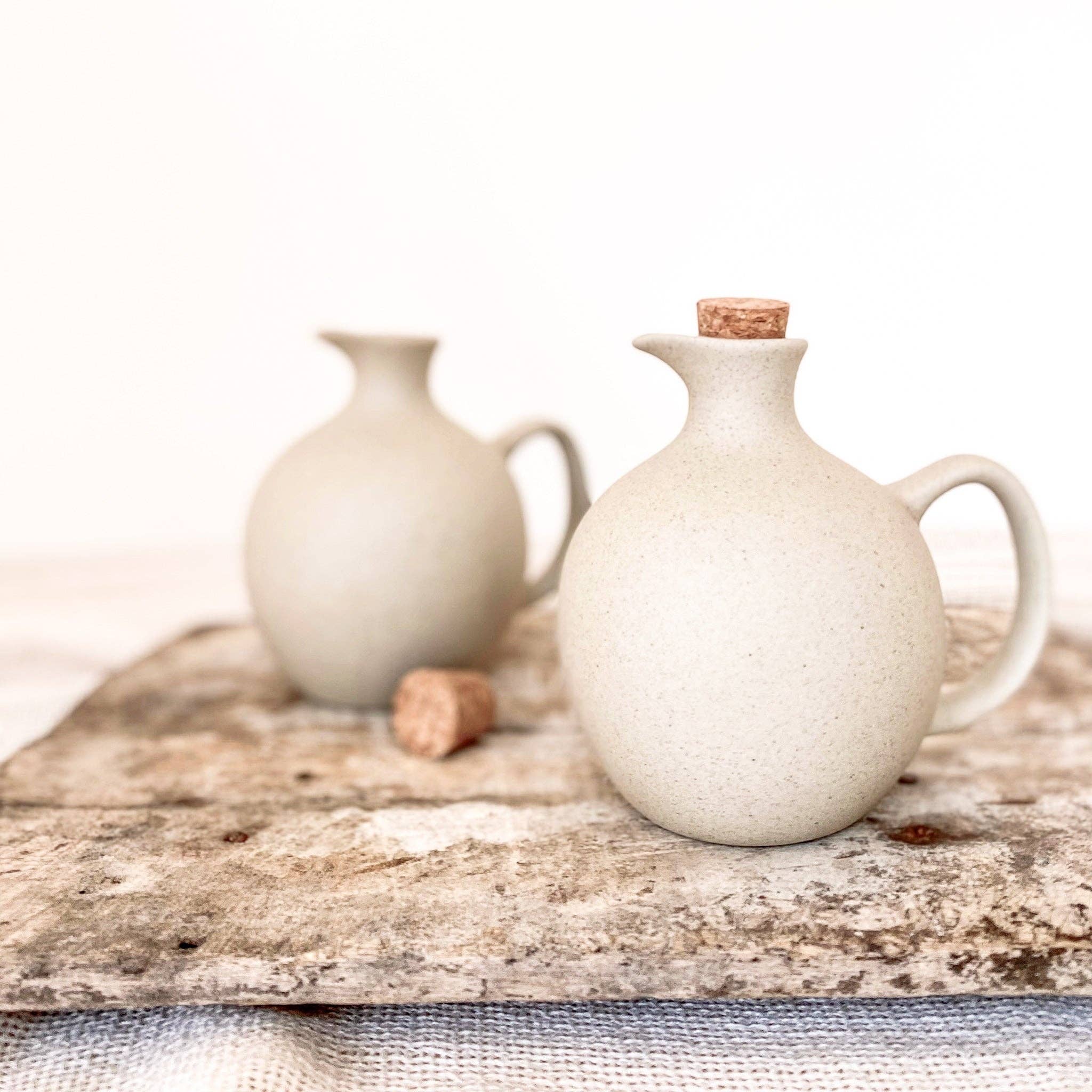 So At Nature – wholesale Jug – Ceramic Jug with Cork Stopper - Kande8