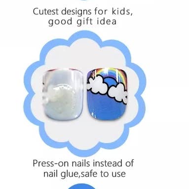 Polish Me Silly - Wholesale Press-On/Fake Nails - Rainbow Unicorn Nails - Press On Nails - Stick On2