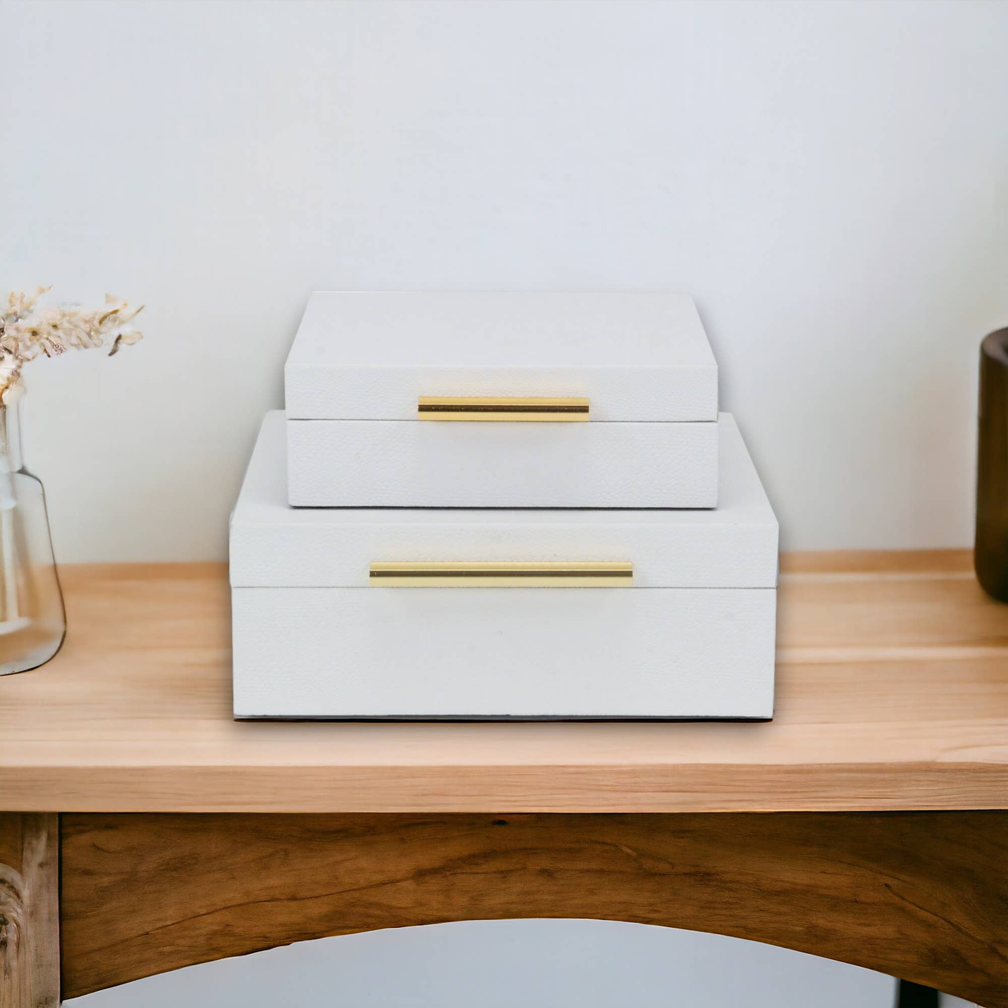 Cheungs Home Decor - Wholesale Decoratief doosje - Lusan set decoratieve vierkante dozen78