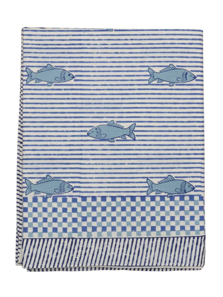 Tablecloth- Saltwater Stripe for wholesale by DORSEA