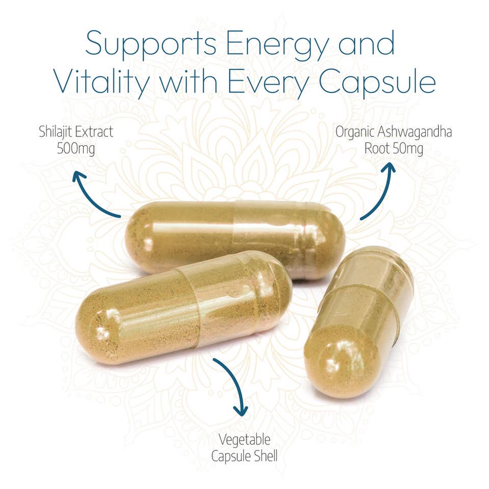 Nutra Brands - Wholesale Oral Supplement/Vitamin - Shilajit and Ashwagandha | 60 Vegan Capsules5