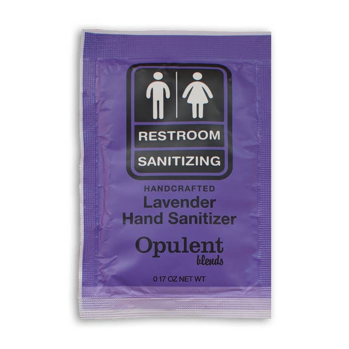 Opulent Blends | Bulk Refill for Waste Free Stores! - Wholesale Hand sanitiser - Hand Sanitizer Single Use Packet - Lavender