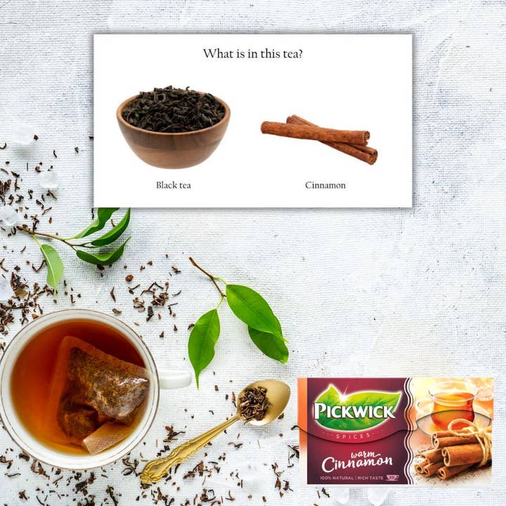 Enjoy Better Coffee & Tea - Wholesale Tea Bags - Pickwick Warm Cinnamon Black Tea 20 tea bags